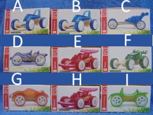 Hape, pikkuauto, bambu/ muovi, E320