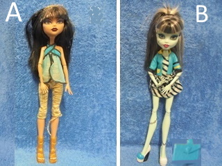 Monster High Doll, Ceo De Nile Wave tai Picture Day Frankie Stein, E408