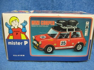 Mini Cooper- Mister P, muovisen koottavan auton varaosia, E542