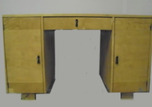 Funkkis-kirjoituspyt, vintage, kytetyt/ vanhat huonekalut, H53