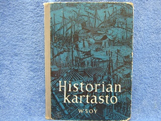 Historian kartasto, vanha koulukirja, toim. Gustafson Jarl, K2412