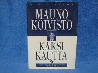 Mauno Koivisto-Kaksi kautta 1, Suomen historia, signeerattu, K1203
