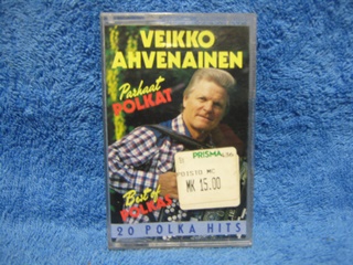 Veikko Ahvenainen, Parhaat polkat, 1995, Skkijrven polkka, c-kasetti, R549