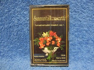 Sunnuntaikonsertti, Tunnelmamusiikin klassikot 1, c-kasetti, R637