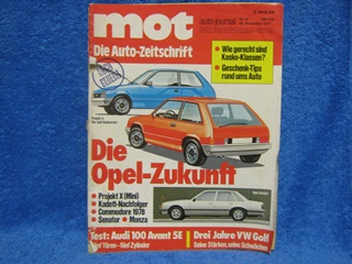 mot- auto- journal, nr. 24 1977, Die Opel-Zukunft, L154