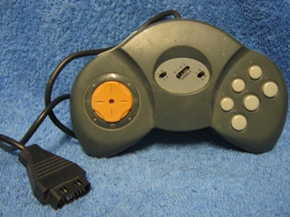 PC joypad AJP-348A, harmaa joystick, vintage, S1027