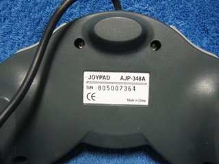 PC joypad AJP-348A, harmaa joystick, vintage, S1027