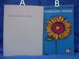 Runoja tai Andalusian lauluja, Lorca Federico Garcia, K1055