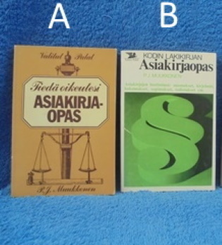 Asiakirjaopas, Tied oikeutesi tai Kodin lakikirjan, Muukkonen P.J, K145