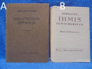 Lehtovaara Arvo, Sielutieteen oppikirja tai Johdatus ihmistuntemukseen, K1498