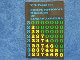 Computational methods of linear algebra, Faddeeva V. N., K1657