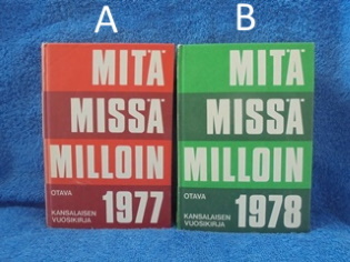 Mit miss milloin, kansalaisen vuosikirja 1977 tai 1978, K228