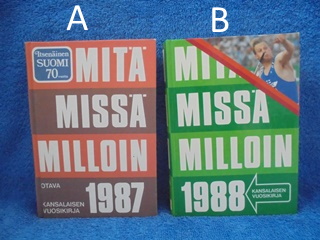 Mit miss milloin, kansalaisen vuosikirja 1987 tai 1988, K237