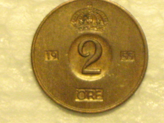 2 Öre, 1955, 1962, 1966, 1968, 1970, Sverige, R123