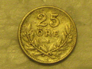 25 Öre, 1939, Sverige, R145