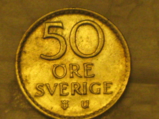 50 Öre, 1964, 1967, 1968, 1972,1973, Sverige, R163