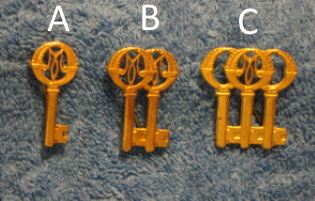 Martta-avain, taitoavain, I tai II tai III, kerily, R518