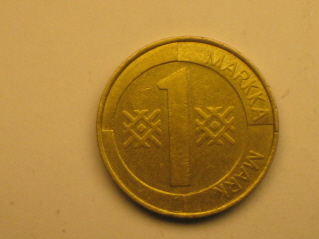 1 markka 1994, R110