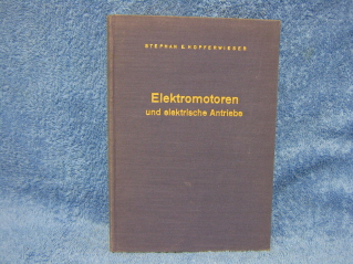 Elektromotoren und elektrische Antriebe, Hopferwieser Stephan E., K1043