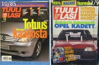 Tuulilasi-lehti, 10/1985 tai 12/1997, vanhat lehdet, L164