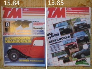 TM Tekniikan Maailma- lehti, 1976- 1983- 1984- 1985, L271