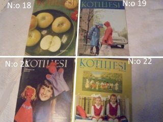 Kotiliesi 1967, N:o 3/ 4/ 5/ 6-7/ 8/ 9/ 10/ 18/ 19/ 21/ 22, L291