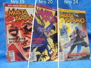 Musta Naamio, 1995- Nro 19- Nro 20- Nro 24, L312