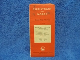 Turistkart over Norge, vanha Norjan kartta, L331