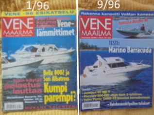 Vene Maailma- lehti 1996, 1- 4- 5- 6- 7- 9, L53