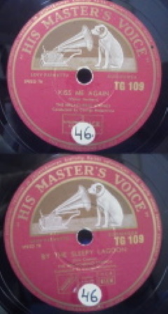 The Melachrino Strings, Kiss Me Again/ By The Sleepy Lagoon, sellakka, M678