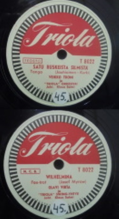 Veikko Tuomi/ Olavi Virta, Satu ruskeista silmist/ Wilhelmiina, sellakka, M679