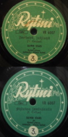 Silver Stars ja Rytmi-yhtye, Jouluy juhlay/ Sylvian joululaulu, sellakka, M681