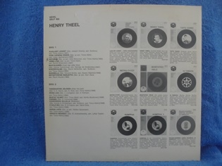 Henry Theel, 1968, LP-levy, R1123