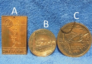 Metallinen taulu/ kuva, P�ij�nne tai Hamburg tai Budabest, ker�ily, R214