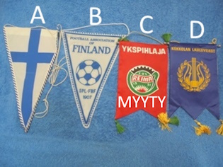 Viiri, Suomi- Finland Football- Ykspihlaja Reima- Kokkolan Lauluveikot, R293