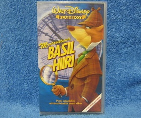 Mestarietsiv Basil Hiiri, VHS-kasetti, Walt Disney klassikko, piirretty, M569