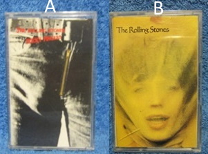 The Rolling Stones, Sticky Fingers 1972 ; Goats head soup 1973, c-kasetti, M602