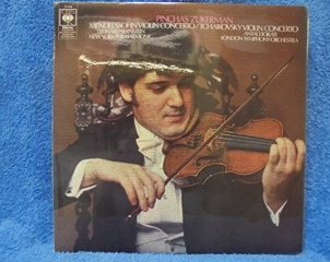 Pinchas Zukerman, Mendelson & Tchaikovsky violin concertos, LP-levy, R389