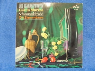 Die Czardasfrstin, Grfin Mariza, Schwarzwaldmdel, Der Zigeunerbaron, LP, M253
