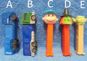 Pez, makeisannostelija, Pez & Nivea- auto- poika- noita- Star Wars Yoda, R579