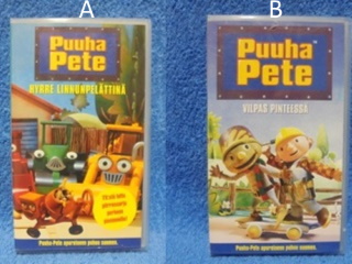 Puuha Pete, Hyrre linnunpelttimen 1998 tai Vilpas pinteess 2001, VHS, R722