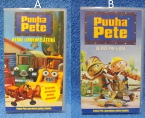Puuha Pete, Hyrre linnunpelttimen 1998 tai Vilpas pinteess 2001, VHS, M573
