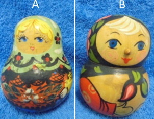 Vanha puinen tytt, figuuri, koriste/ kerily, R727