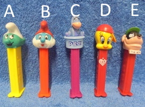 Pez, makeisannostelija, Smurffi- Ihaa- Tipi- Karhukopla, kerily, R782