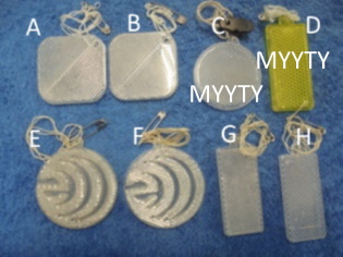 Kova heijastin, valkoinen tai keltainen, R810