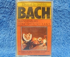 Bach, Brandenburg Concertos NO 3.4 & 5, c-kasetti, M607