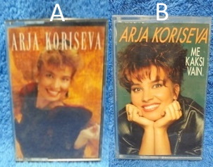 Arja Koriseva, Kuningaskobra 1990 tai Me kaksi vain 1991, c-kasetti, M453