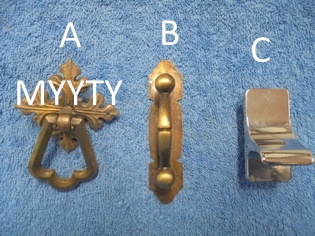 Metallinen vedin, lipasto- kaappi- laatikko, S1060