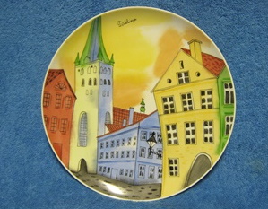 Tallinn, posliininen seintaulu, rakennukset, S394