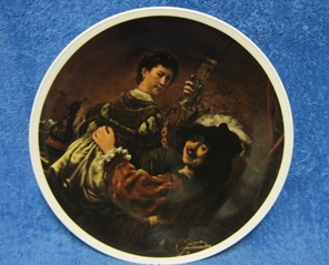 Seltmann Weiden E., Bavaria, Rembrant, posliininen seinlautanen, S444